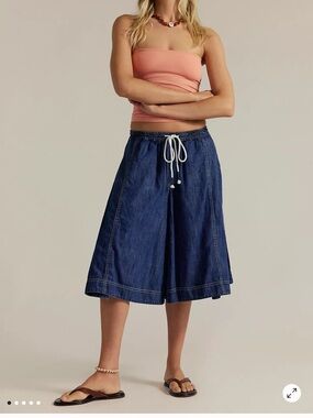 We the Free Distant Lover culottes